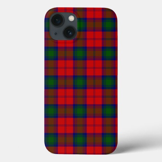 Lindsay tartan red green plaid Case-Mate iPhone case (Achterkant)
