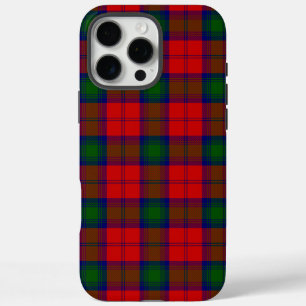 Lindsay tartan red green plaid iPhone 16 pro max hoesje