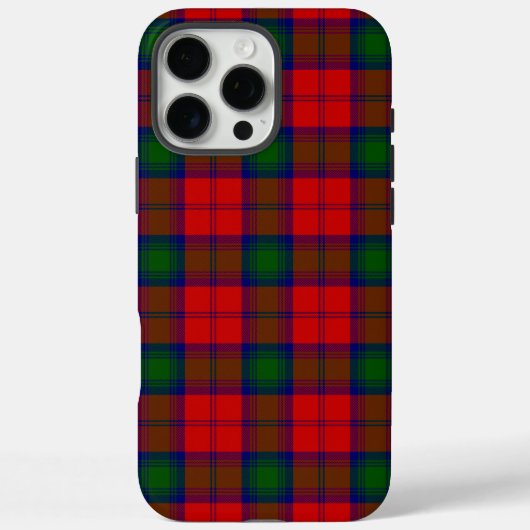 Lindsay tartan red green plaid Case-Mate iPhone case (Achterkant)