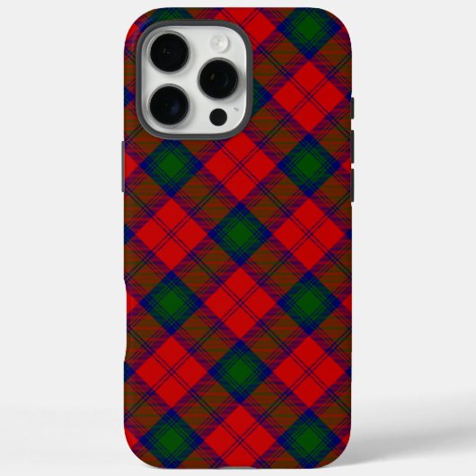 Lindsay tartan red green plaid Case-Mate iPhone case (Achterkant)