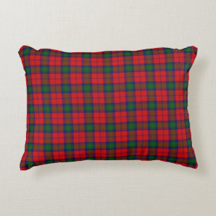 Lindsay tartan red green plaid decoratief kussen