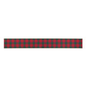 Lindsay tartan red green plaid grosgrain lint (Voorkant)