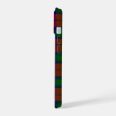 Lindsay tartan red green plaid iPhone 15 case (Linkerkant)