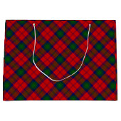 Lindsay tartan red green plaid large cadeautasje (Voorkant)