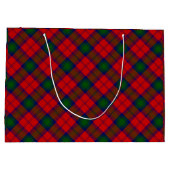 Lindsay tartan red green plaid large cadeautasje (Achterkant)