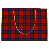 Lindsay tartan red green plaid large cadeautasje (Achterkant)