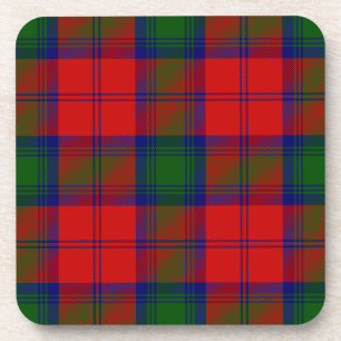 Lindsay tartan red green plaid onderzetter