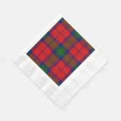 Lindsay tartan red green plaid servet (Hoek)