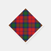 Lindsay tartan red green plaid servetten (Hoek)
