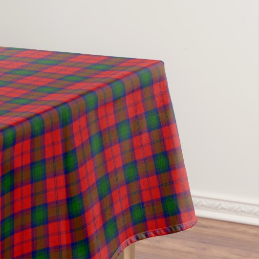 Lindsay tartan red green plaid tafelkleed (Voorbeeld)
