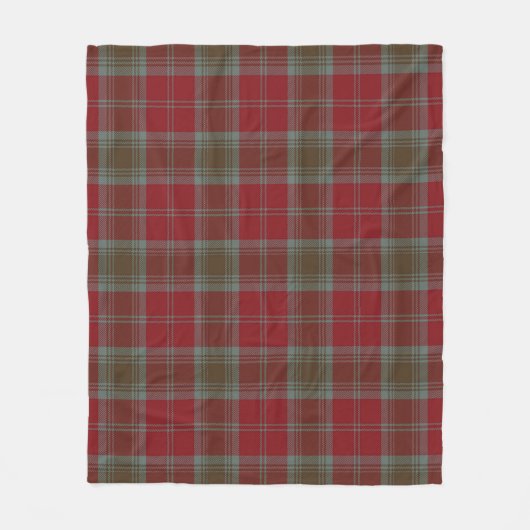 Lindsay Weathered Plaid Fleece Deken (Voorkant)