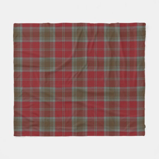Lindsay Weathered Plaid Fleece Deken (Voorkant (Horizontaal))