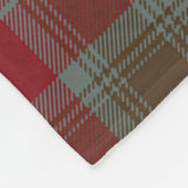 Lindsay Weathered Plaid Fleece Deken (Hoek)