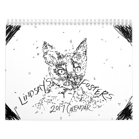 Lindsay's Foster Kitten Calendar uit 2017 Kalender (Hoes)