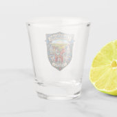 Lindsborg Kansas Shot Glas (Achterkant)