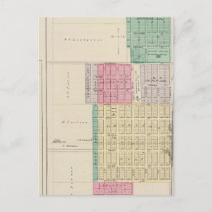 Lindsborg, King City, Roxbury, Kansas Briefkaart
