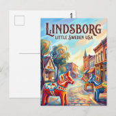 Lindsborg VS Briefkaart (Voorkant / Achterkant)