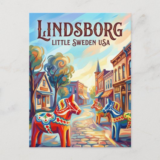 Lindsborg VS Briefkaart (Voorkant)