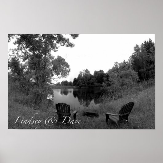 Lindsey & Dave Verloving Foto Poster (Voorkant)
