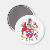 Lindsey Family Crest Magneet (Voorkant / Achterkant)