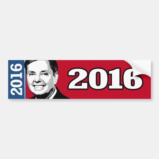 LINDSEY GRAHAM 2016 KANDIDAAT BUMPERSTICKER (Voorkant)