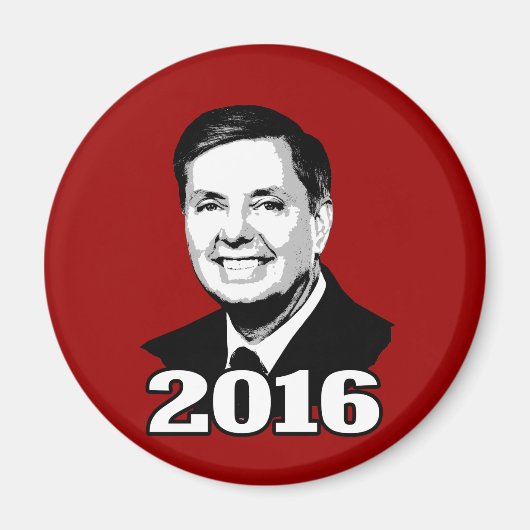 LINDSEY GRAHAM 2016 KANDIDAAT MAGNEET (Voorkant)