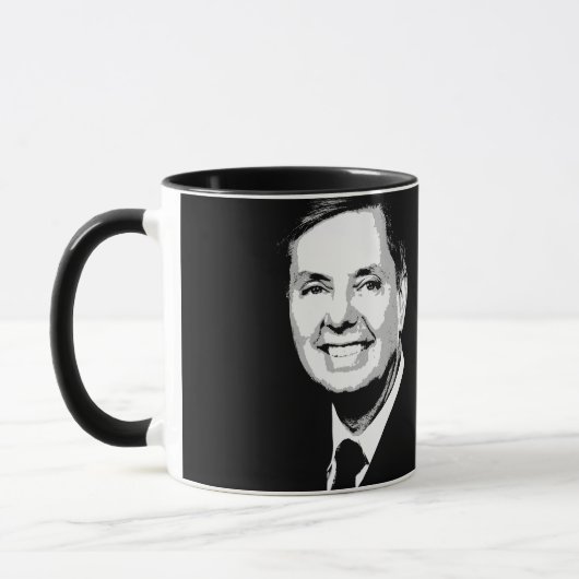 Lindsey Graham Face Mok (Links)