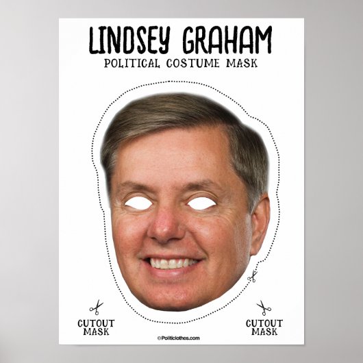 Lindsey Graham kostuummasker Poster (Voorkant)