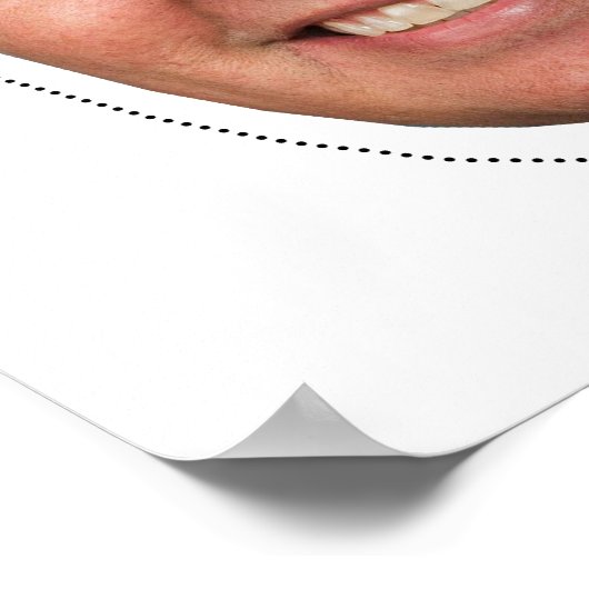 Lindsey Graham Mask Poster (Hoek)