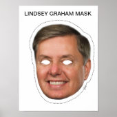 Lindsey Graham Mask Poster (Voorkant)
