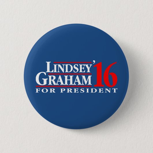Lindsey Graham voor President Ronde Button 5,7 Cm (Voorkant)
