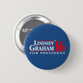 Lindsey Graham voor President Ronde Button 5,7 Cm (Voorkant /achterkant)