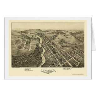 Lindsey, PA Panoramic Map - 1895