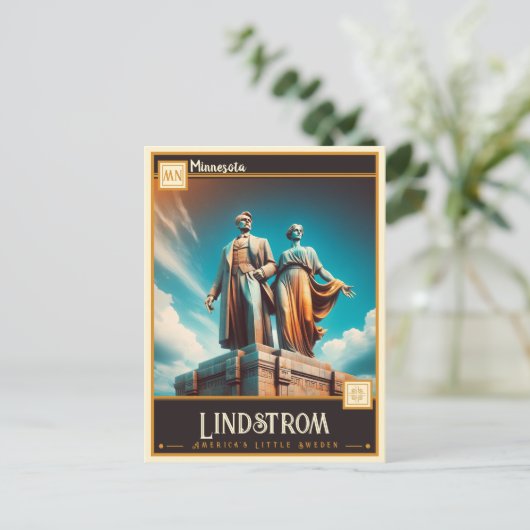 Lindstrom, Minnesota |  Briefkaart (Staand voorkant)