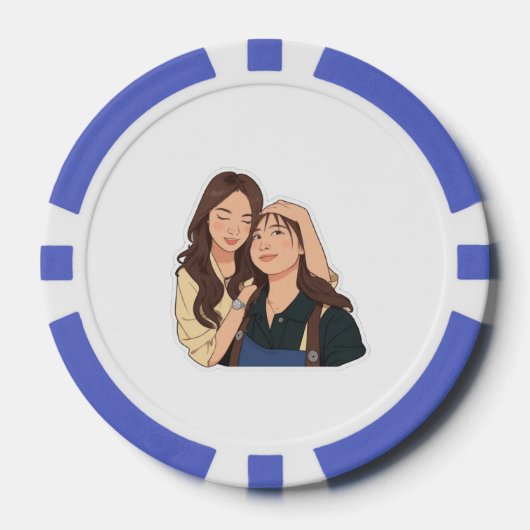 LinDy (GL paar) Poker Chips (Voorkant)