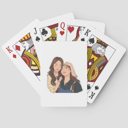 LinDy (GL paar) Pokerkaarten (Achterkant)