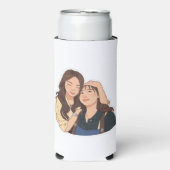 LinDy (GL paar) Seltzer Blikjeskoeler (Seltzer Voorkant)