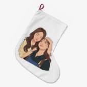 LinDy (GL pair) Grote Kerstsok (Voorkant (Hangend))