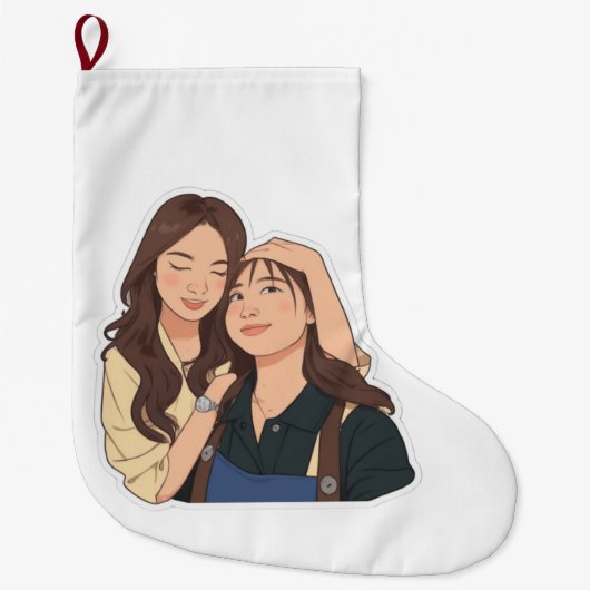 LinDy (GL pair) Grote Kerstsok (Voorkant)