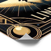 Lindy Hop Dance Hall Vintage Poster (Hoek)