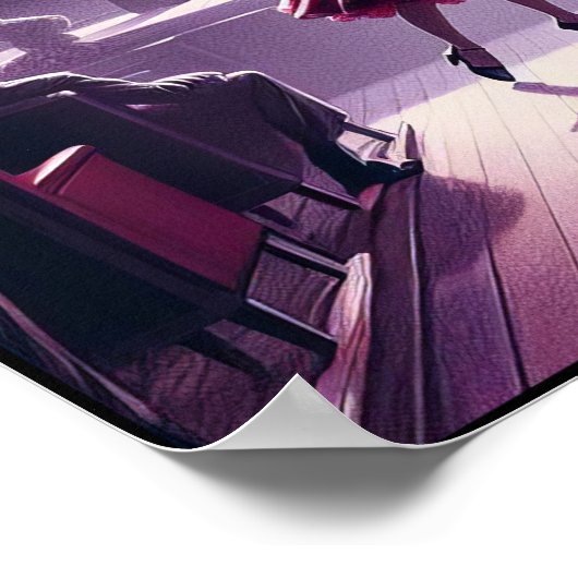 Lindy Hop Dance Hall Vintage Poster (Hoek)