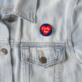 Lindy Hop Red Heart Sailor Ronde Button 3,2 Cm (In situ)