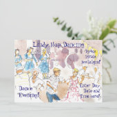 Lindy Hop Swing Dancing Kaart (Staand voorkant)