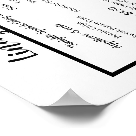 Lindy's Diner Poster (Hoek)