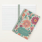 Line A Day Retro Floral Journal | Gepersonaliseerd Notitieboek (Binnen)