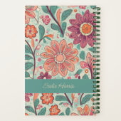 Line A Day Retro Floral Journal | Gepersonaliseerd Notitieboek (Achterkant)