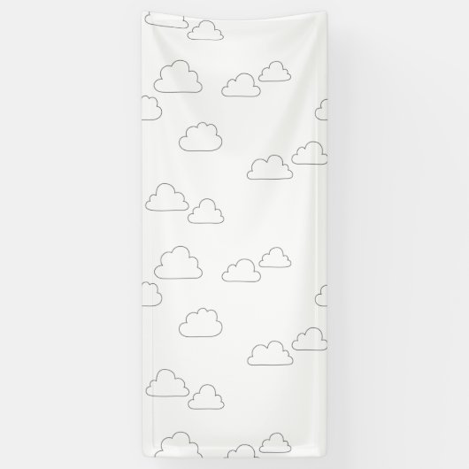 Line Art, Alabaster Banner (Verticaal)