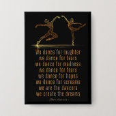 Line Art Ballet dansers en dans gedicht van Einste Button (Voorkant)