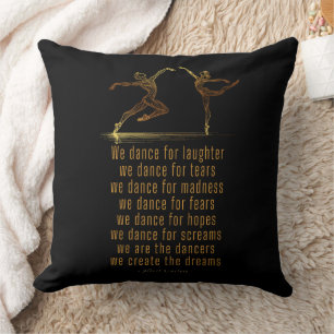 Line Art Ballet dansers en dans gedicht van Einste Kussen