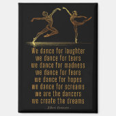 Line Art Ballet dansers en dans gedicht van Einste Magneet (Voorkant)